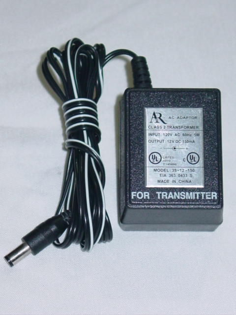 NEW AR 35-12-150 Transmitter AC Adapter 12V 150mA 3512150 - Click Image to Close